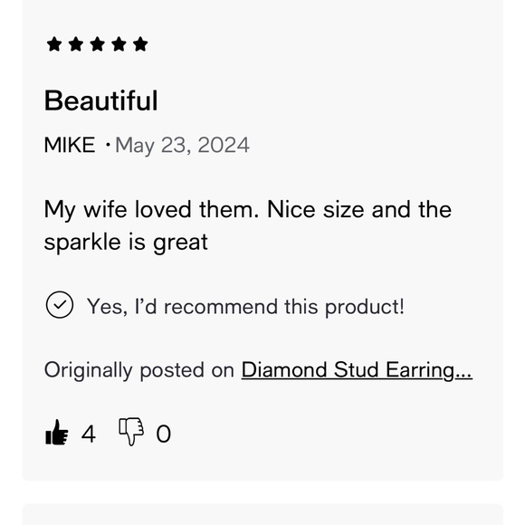 Diamond Halo Earrings - Picture 9 of 16